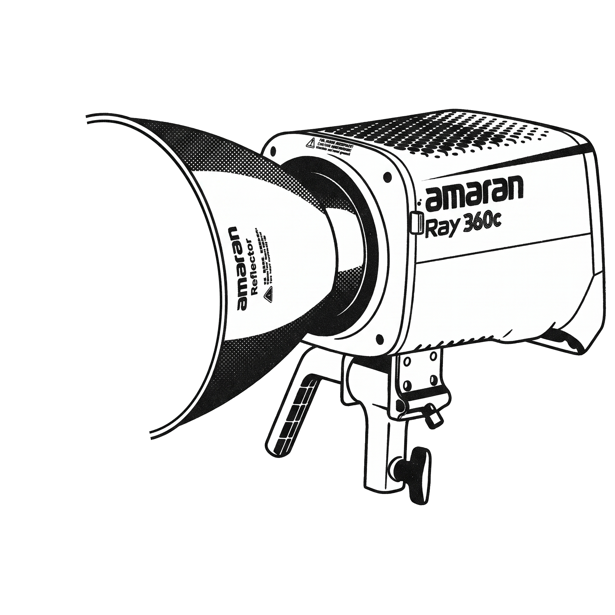 Amaran Ray 360c Front
